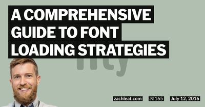 Screenshot of A Comprehensive Guide to Font Loading Strategies